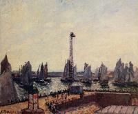 Pissarro, Camille - The Inner Port and Pilots Jetty, Le Havre